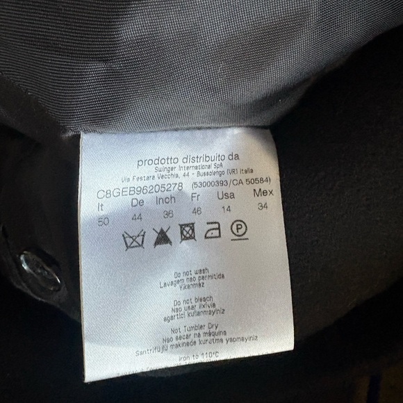 Versace jeans coat size 14 US - Picture 12 of 12